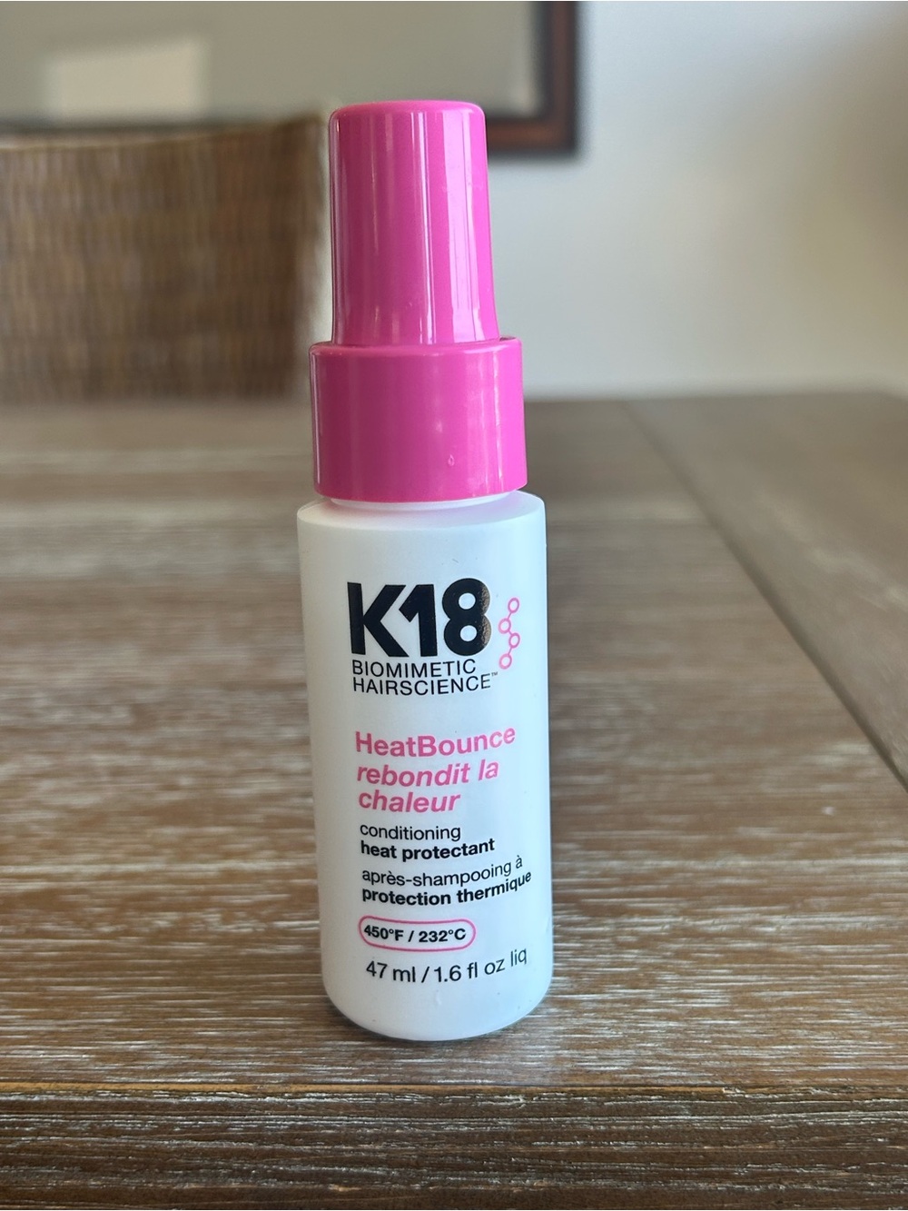 K18 HeatBounce Conditioning Heat Protectant Spray - Used Once!